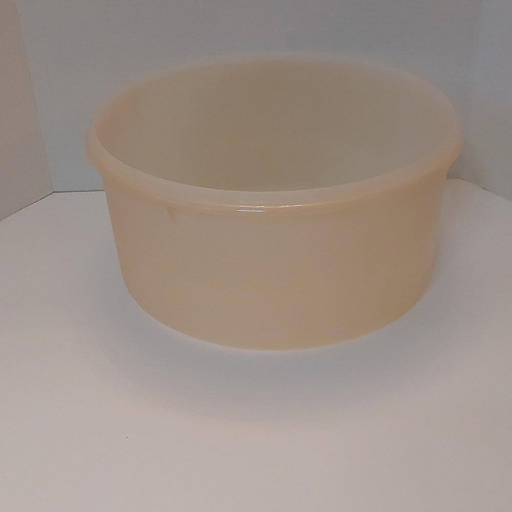 Vintage Clear Jumbo Tupperware Bowel with Lid Plastic